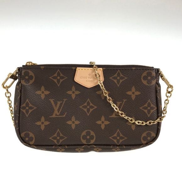 Louis Vuitton Handbags - New Authentic LOUIS VUITTON LV Monogram Multiti Pochette Accessoire SMALL WCHAIN
